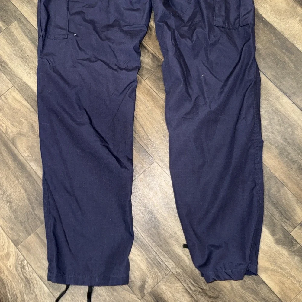PROPPER Tactical Pants Cargo Utility Ripstop Men's Sz XL/L Navy Blue Adjustable